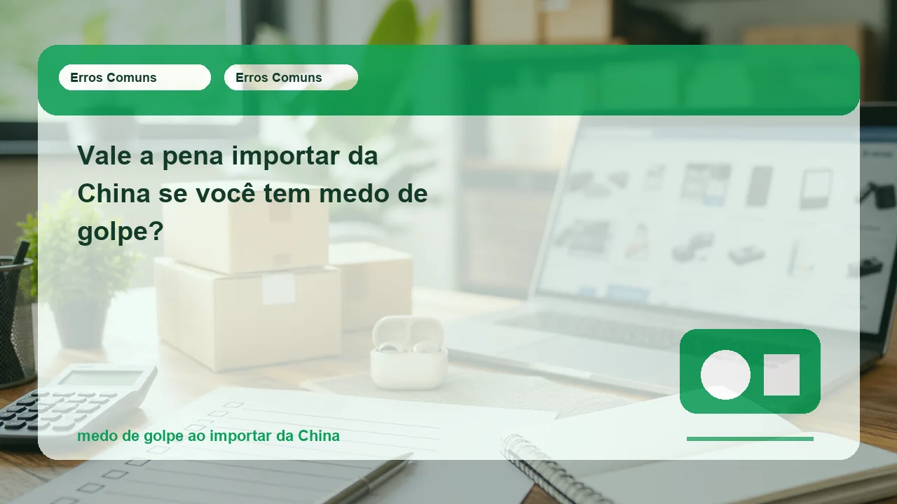 Vale a pena importar da China se você tem medo de golpe?