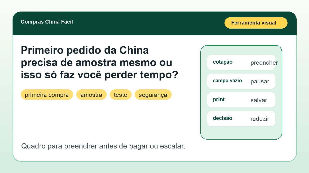 produto para revenda em revisão antes do pedido